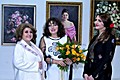 Rita Sargsyan attends exhibition of Lilia and Sveta Karchikyans’ paintings