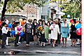 RA First Lady Rita Sargsyan at naming ceremony of Yerevan's School N192