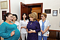  The First Lady of the Republic of Armenia, Honorary Chairperson of the Board of Trustees of the Aragil Fund Rita Sargsyan is visiting babies born through the assistance of the Fund and their mothers