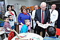 Рита Саргсян вместе с доктором Леонидом Рошалем посетила Центр гематологии