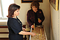 В сопровождении Первой леди Ливана Вафаа Сулейман Первая леди Армении Рита Саргсян также посетила церковь Св. Гаяне