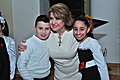 On the occasion of New Year and Holly Christmas, Mrs. Rita Sargsyan hosted schoolchildren with excellent learning performance