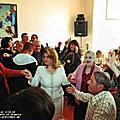 В связи с международным днем пожилых людей, Первая леди Рита Саргсян посетила дом-интернат Гюмри