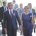 Супруга Президента РА Рита Саргсян во время организованных по случаю 20-ой годовщины независимости Республики Армения мероприятий