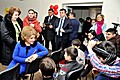 RA First Lady Rita Sargsyan visits National Center of Oncology, Industrial Center and Chemotherapy Clinic on occasion of New Year and Christmas