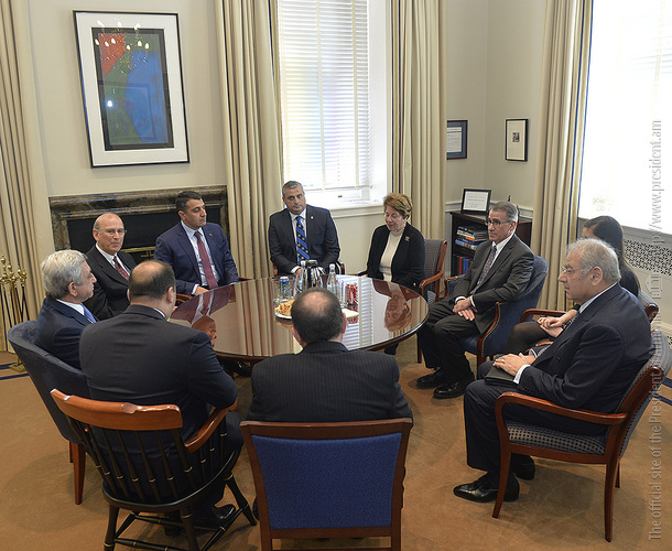 President held a number of meetings at the Fletcher School of Law and Diplomacy of Tufts