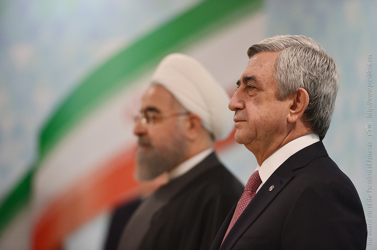 Image result for sargsyan rouhani