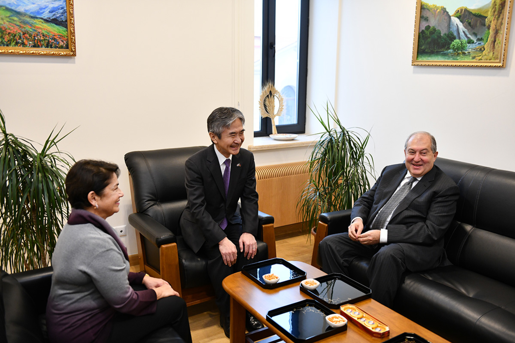 On the occasion of National Day of Japan President Sarkissian visited