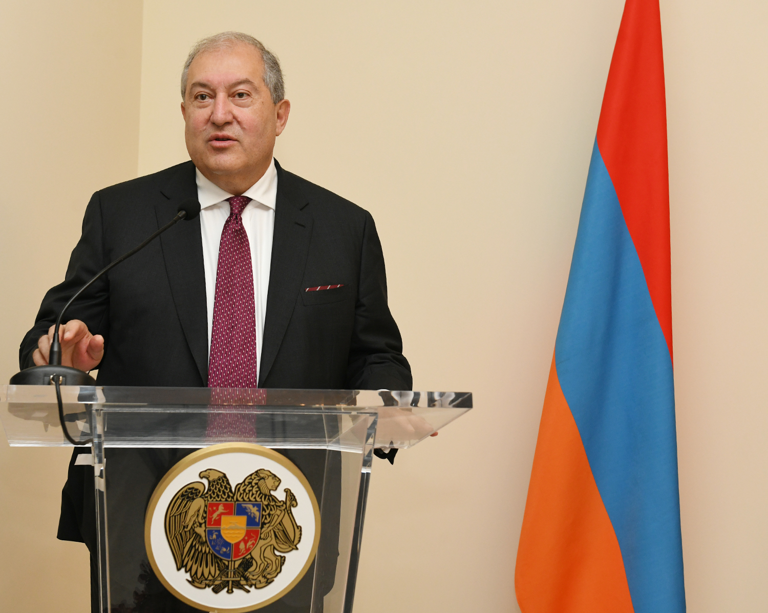 President Armen Sarkissian was hosted at the Embassy of Armenia in
