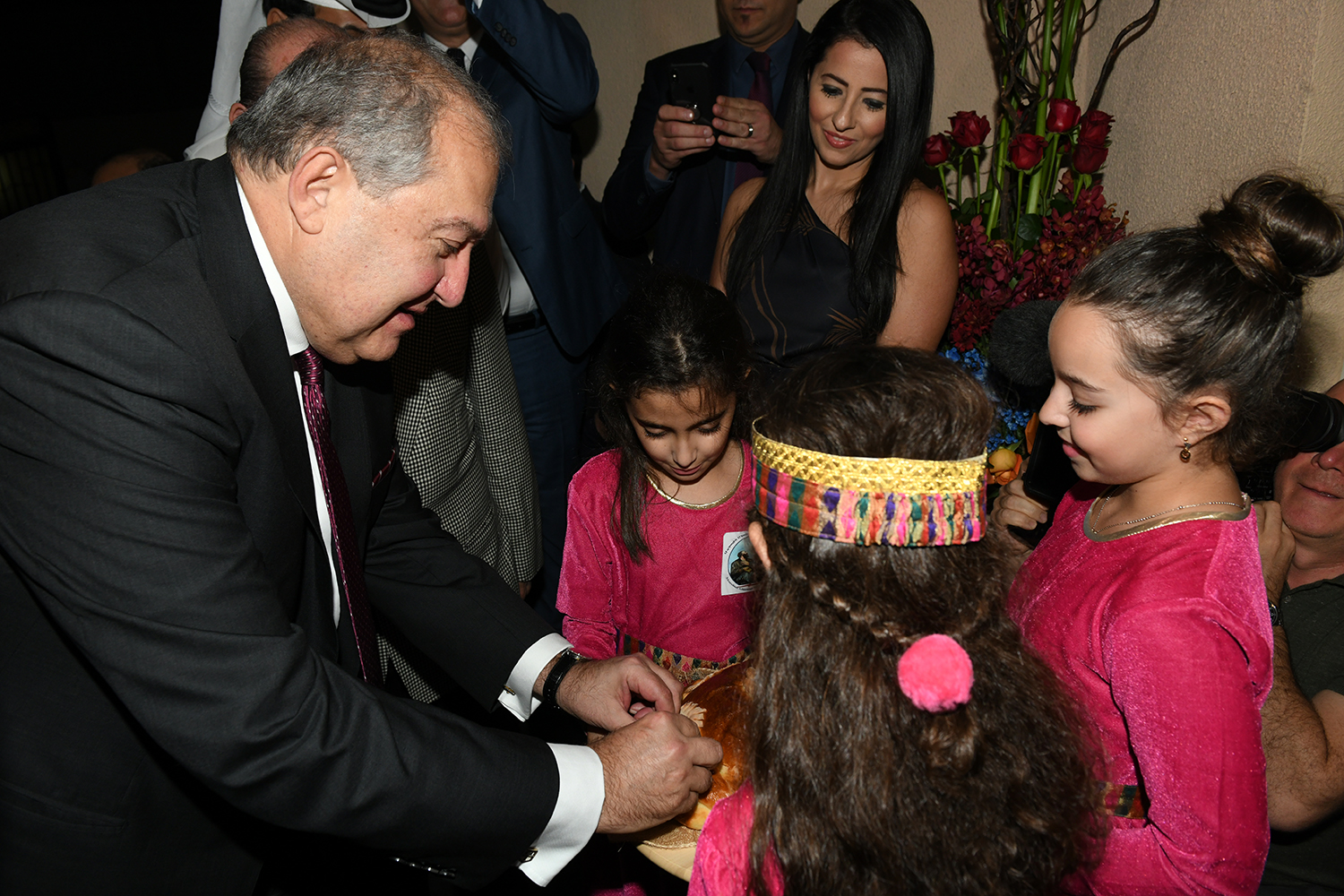 President Armen Sarkissian was hosted at the Embassy of Armenia in