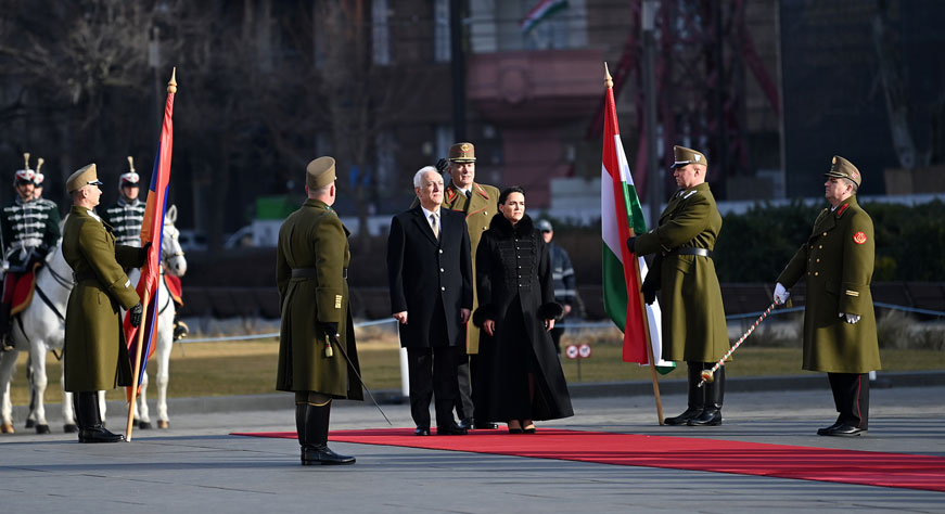 Visite officielle du président Vahagn Khatchatourian en Hongrie