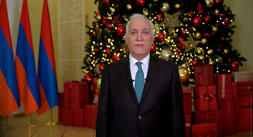 The New Year Message of the President of the Republic, Vahagn Khachaturyan